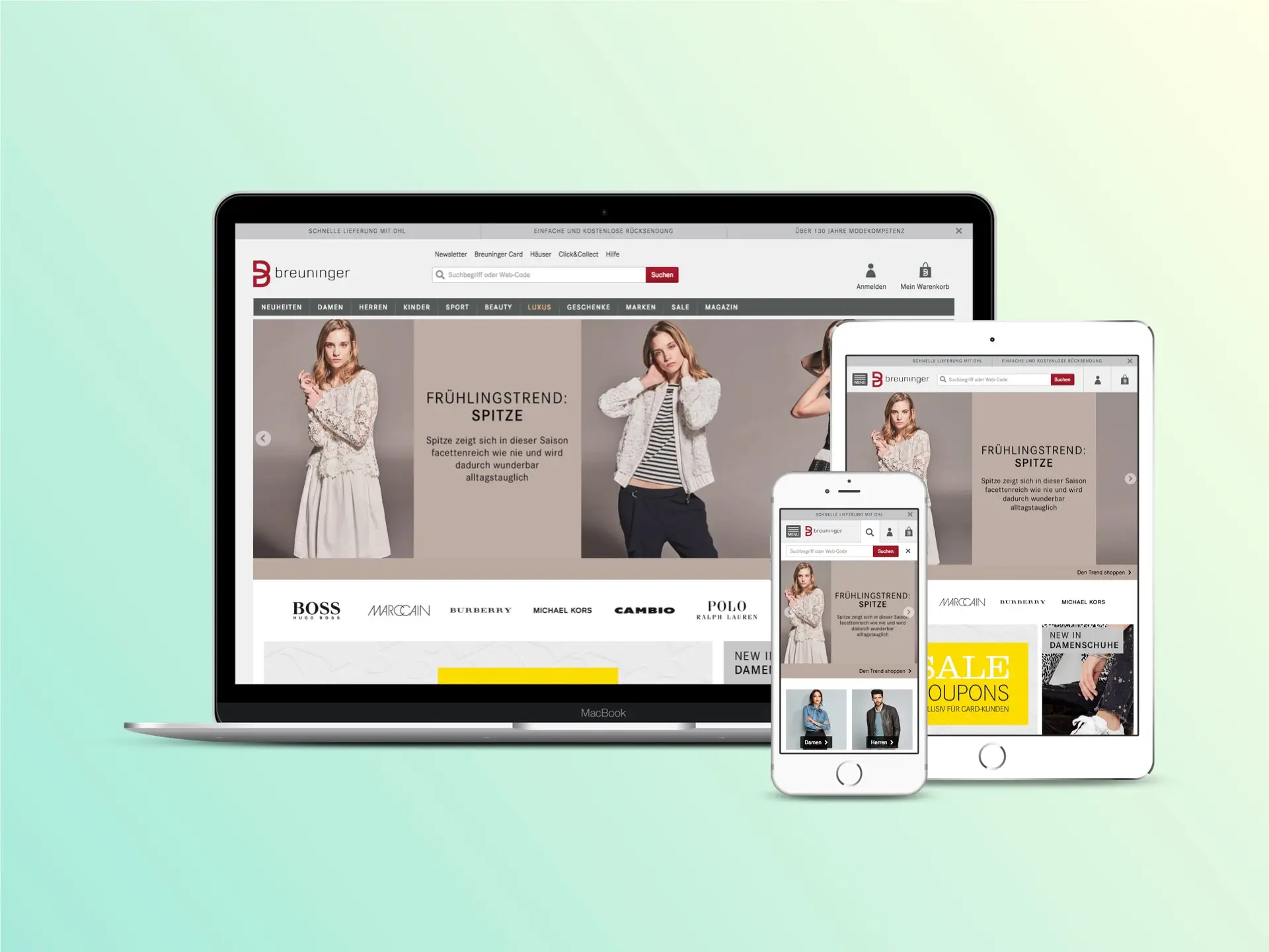 Breuninger Responsive Design und Design System